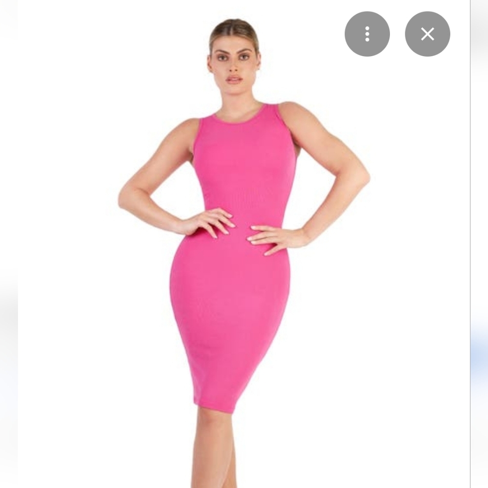Popilush Modal Tummy Shapewear Midi Dress